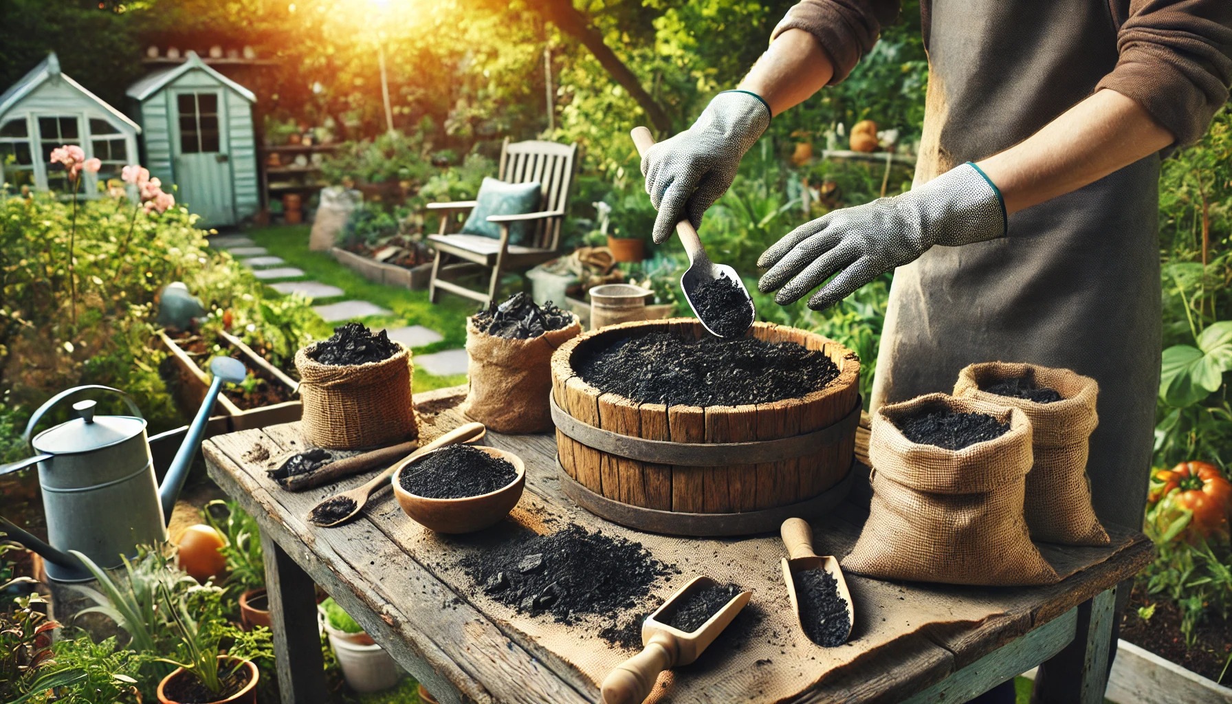 炭肥料｜作り方の基本